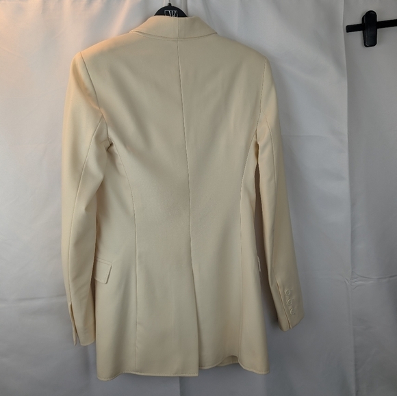 Smythe cream wool blazer size 6 VGUC (minor stains) - Picture 13 of 16